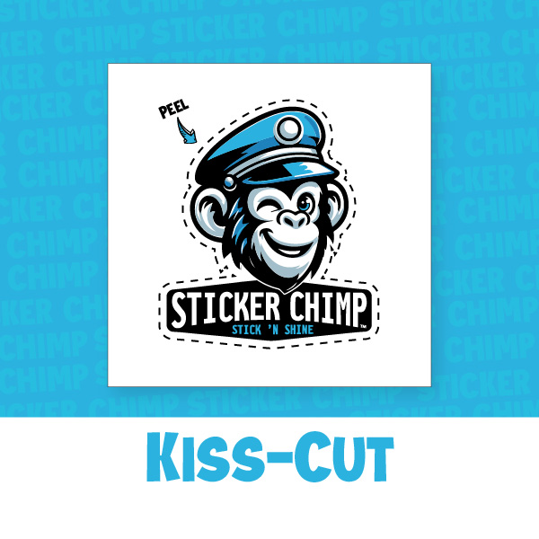 Custom Kiss-cut Stickers | Personalized Vinyl Stickers | StickerChimp.com™