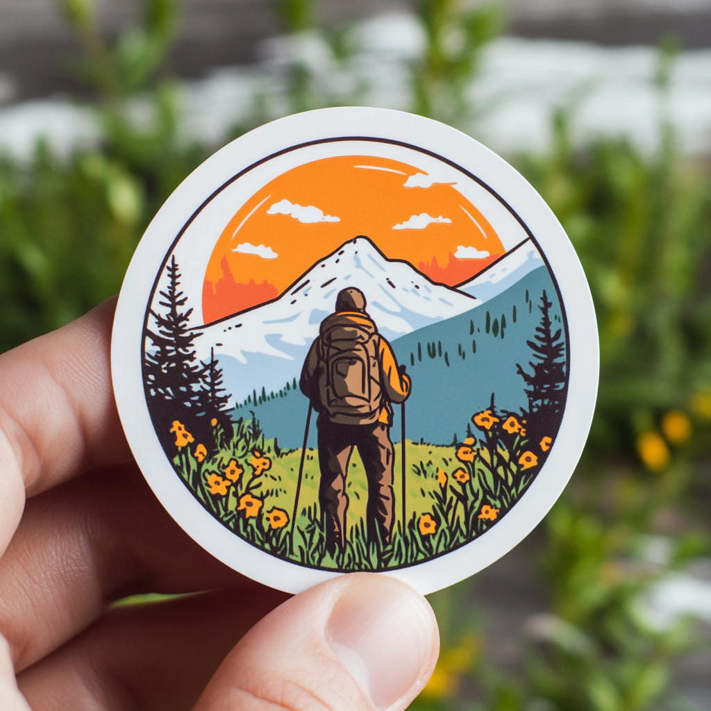 Custom Circle Sticker 2