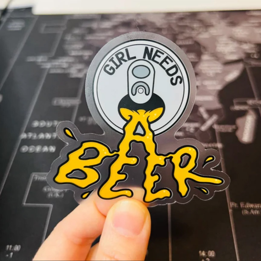 Custom Clear Stickers 3