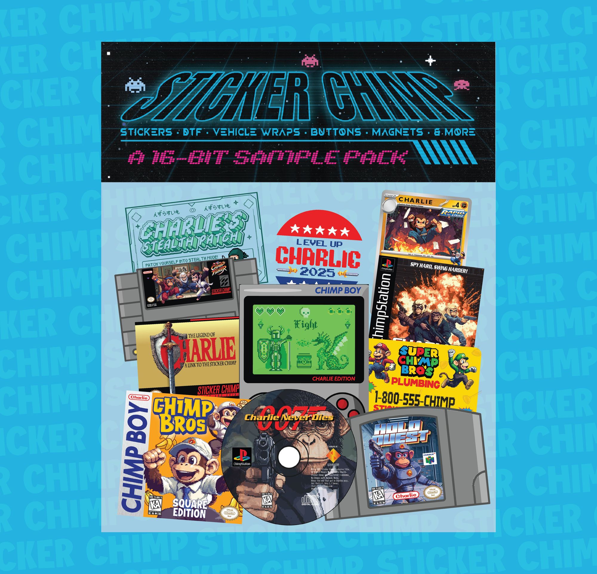 Premium 16-Bit Video Game Themed Sample Pack 1