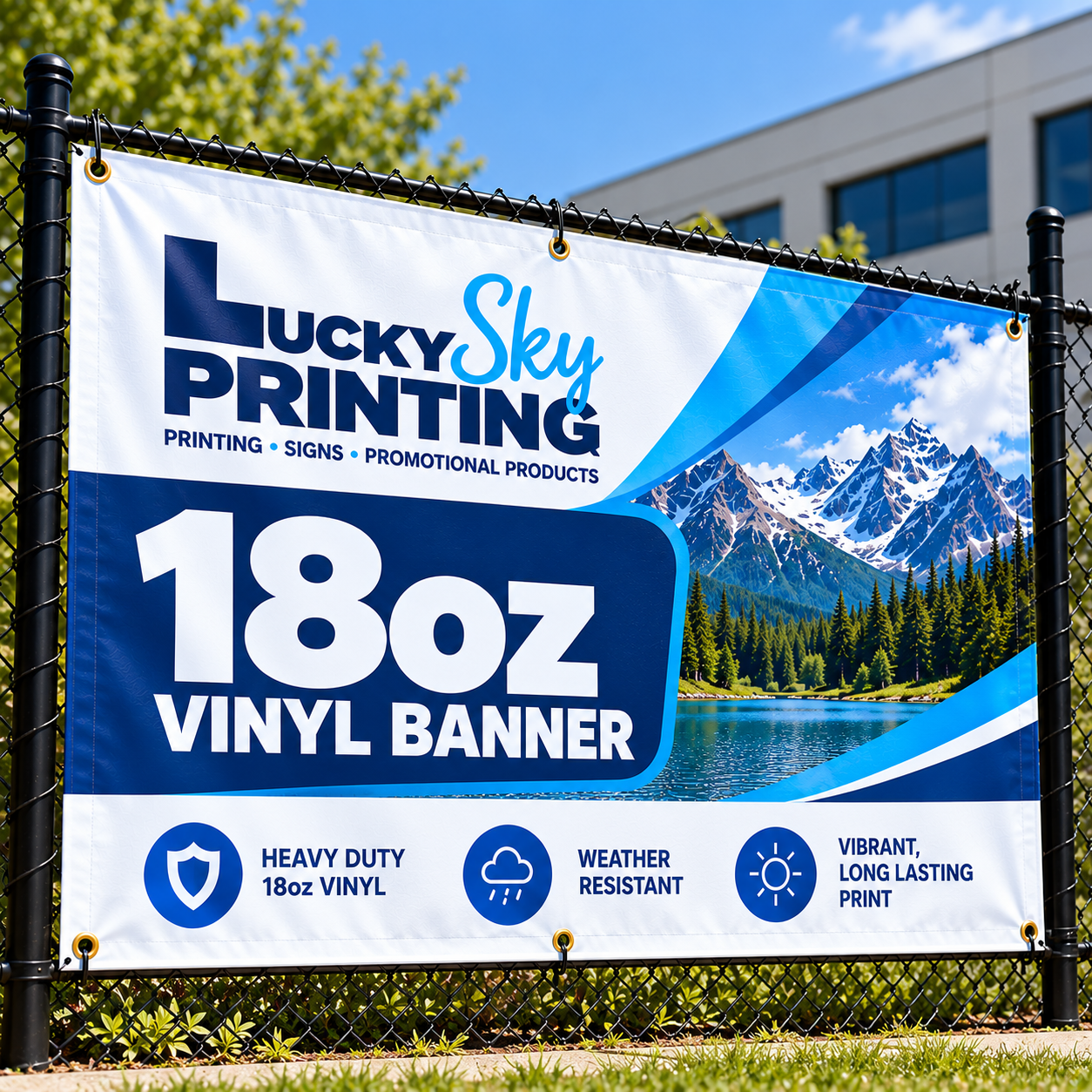 18oz Banner