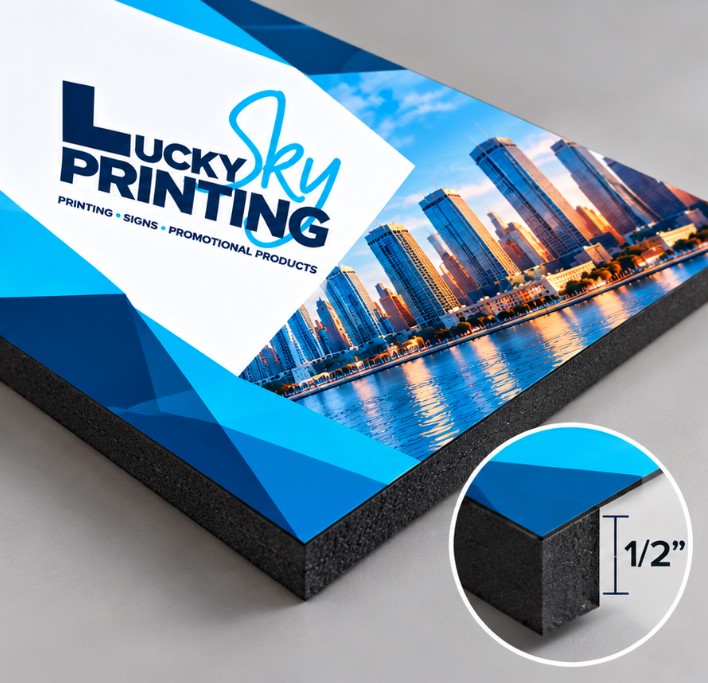 Foam Core ½ inch – Black