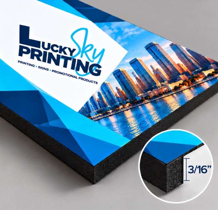 Foam Core 3/16 inch Black