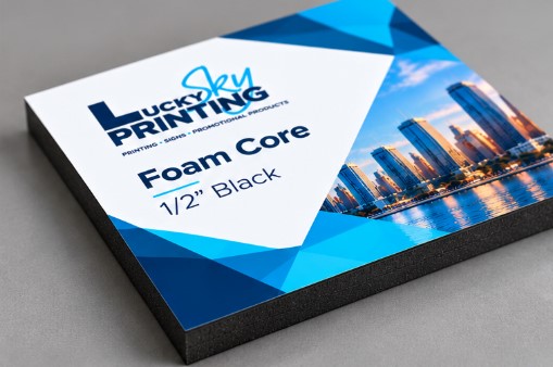 Foam Core ½ inch – Black 2