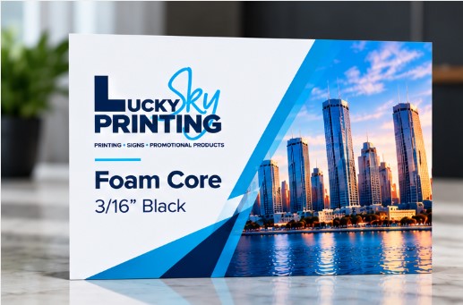 Foam Core 3/16 inch Black 1