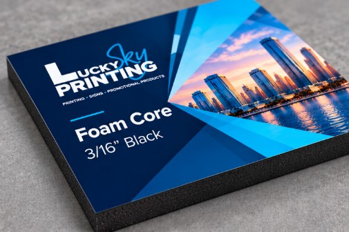 Foam Core 3/16 inch Black 3
