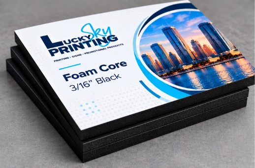 Foam Core 3/16 inch Black 4