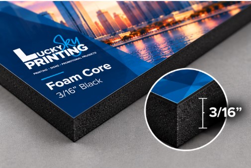 Foam Core 3/16 inch Black 2