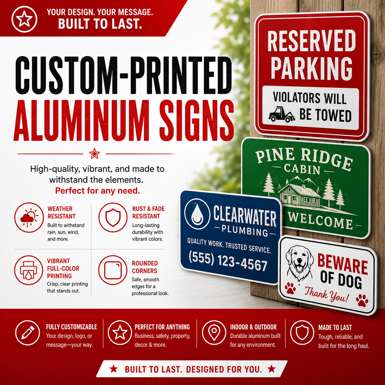 Aluminum Signs