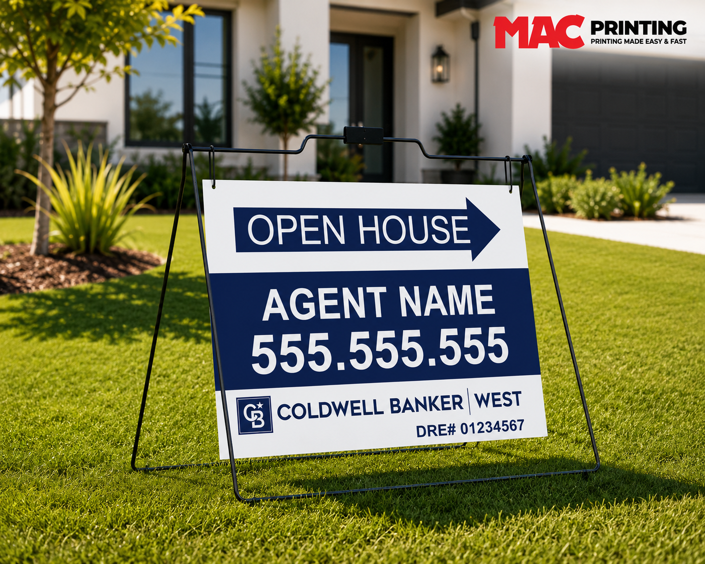 CBW Real Estate Open House Signs