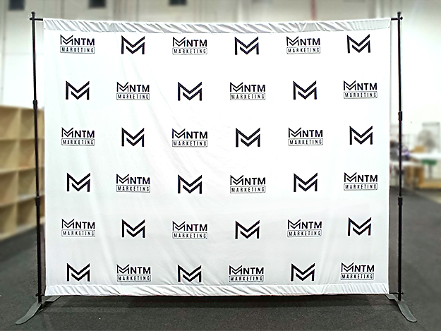 White pop up showing Mountain Marketing logo