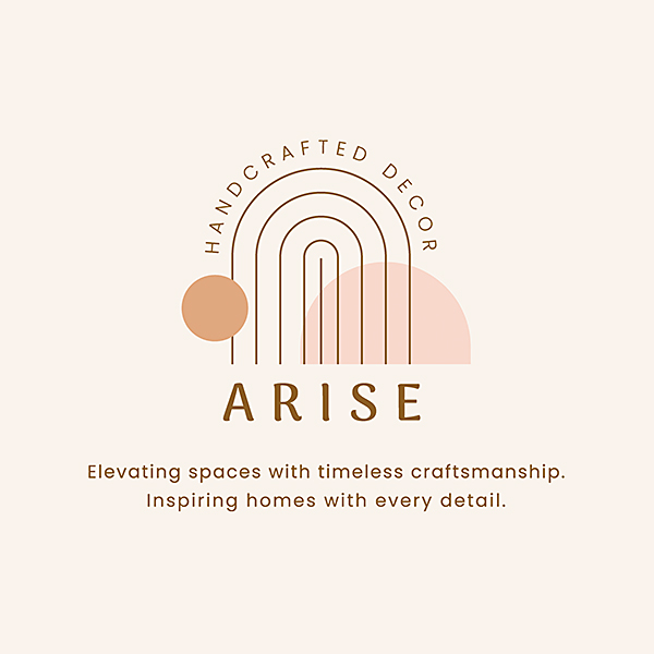 Graphic showing minimalist design with muted colors.