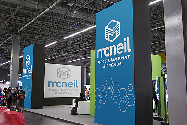 Image showing digitl banners for McNeil Printing.