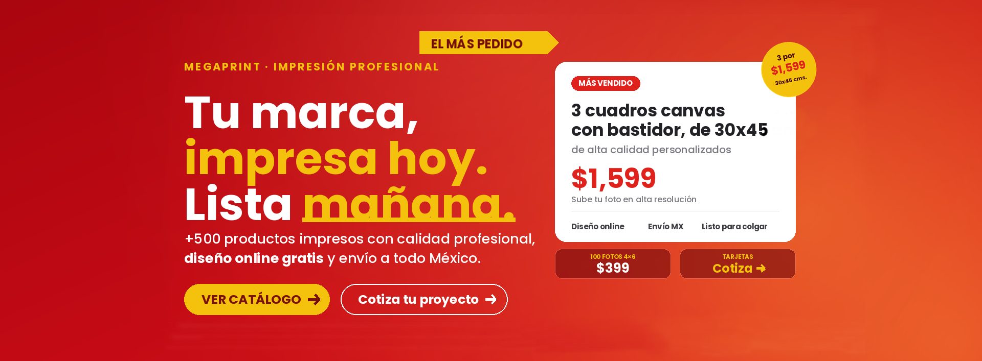 tres canvas