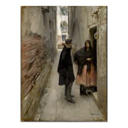una calle en venecia