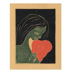 Mujer con flor