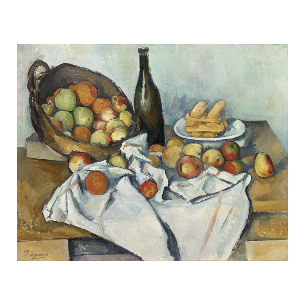 La cesta de manzanas - Cuadro decorativo personalizado | Megaprint
