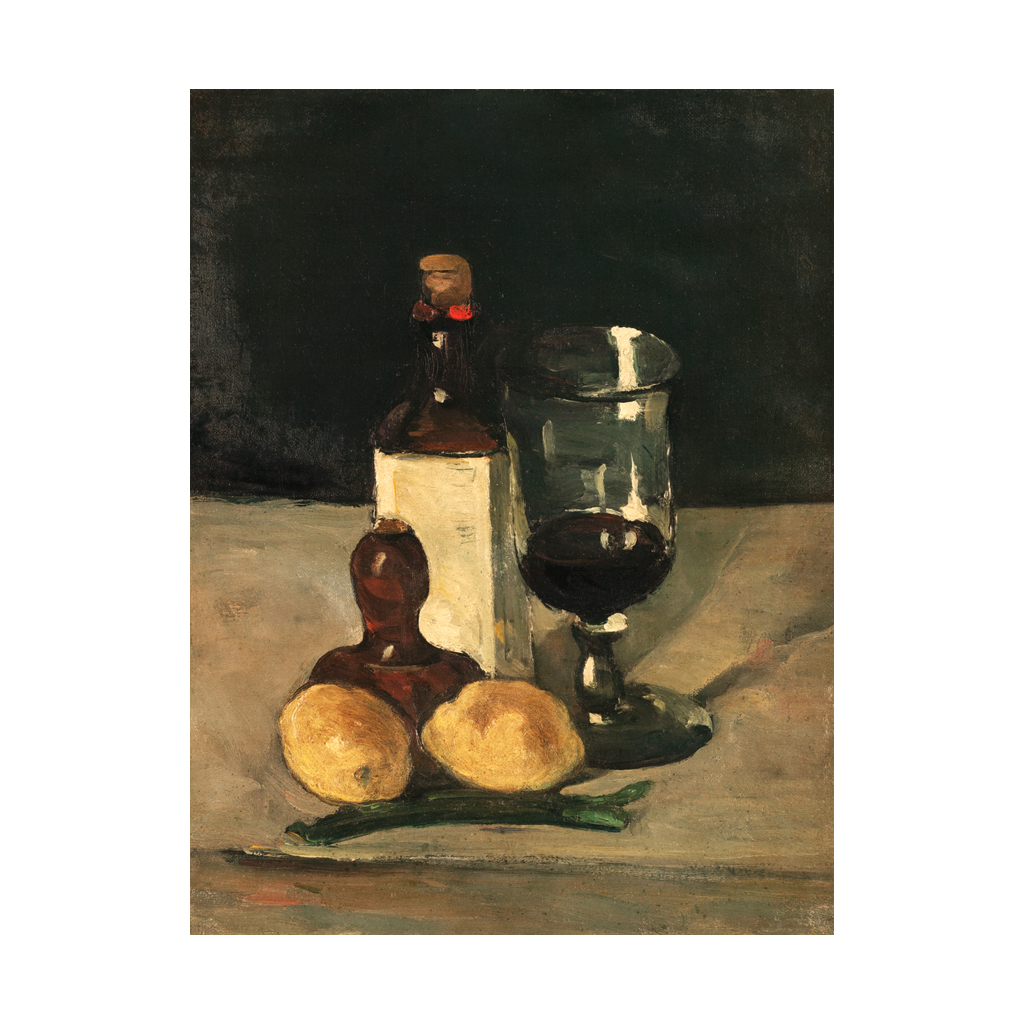Copa de vino y peras - Cuadro decorativo personalizado | Megaprint