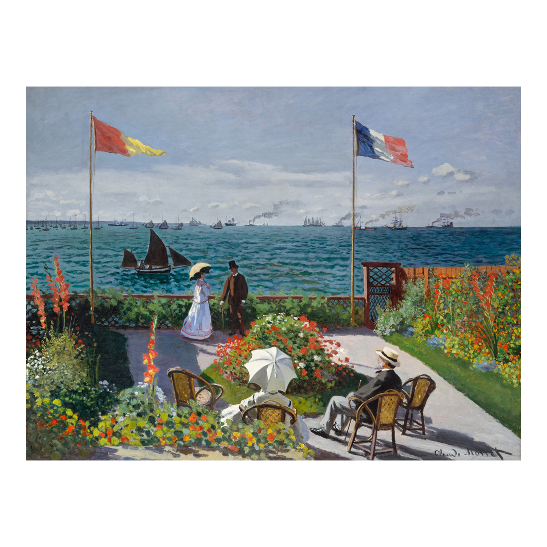 Jardín en Sainte-Adresse - Cuadro decorativo personalizado | Megaprint