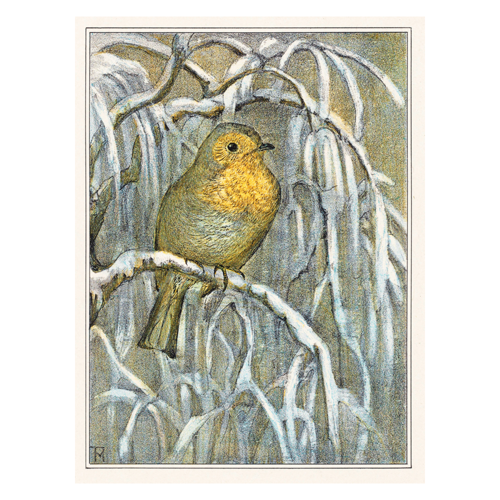 Ave en invierno - Cuadro decorativo personalizado | Megaprint