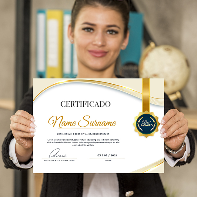 Diplomas personalizados para imprimir Megaprint