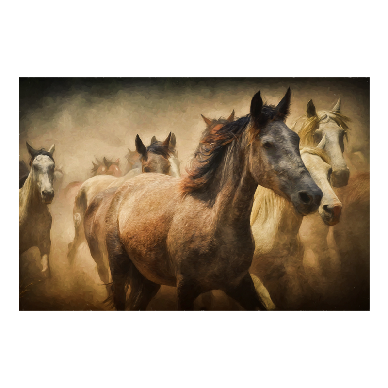 El Caballo en Movimiento - Cuadro decorativo personalizado para imprimir | Megaprint