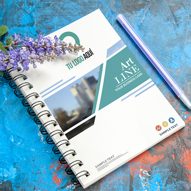 Libretas pasta dura personalizadas Megaprint