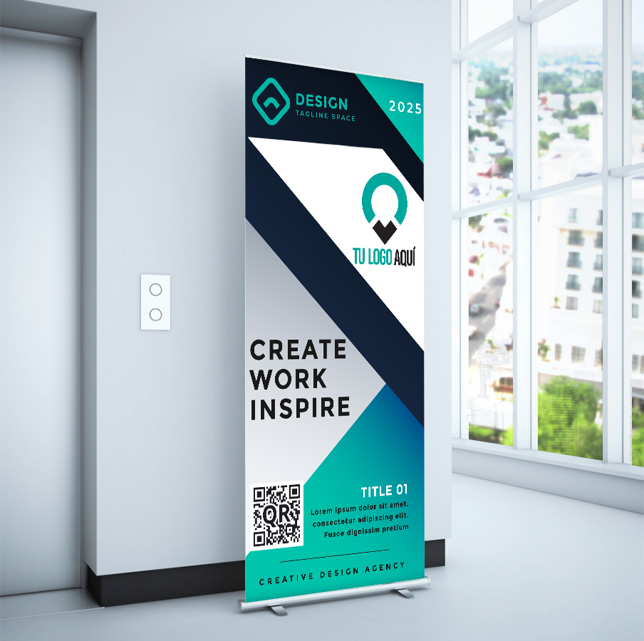 Banner Tipo Roll Up - Impresión personalizada en México | Megaprint