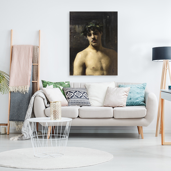 Hombre con laureles 2