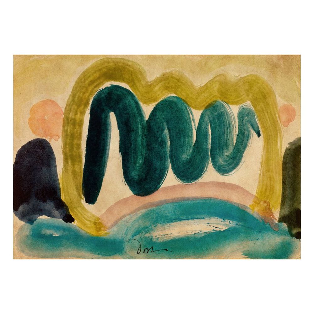 Abstracción con formas ondulantes 1