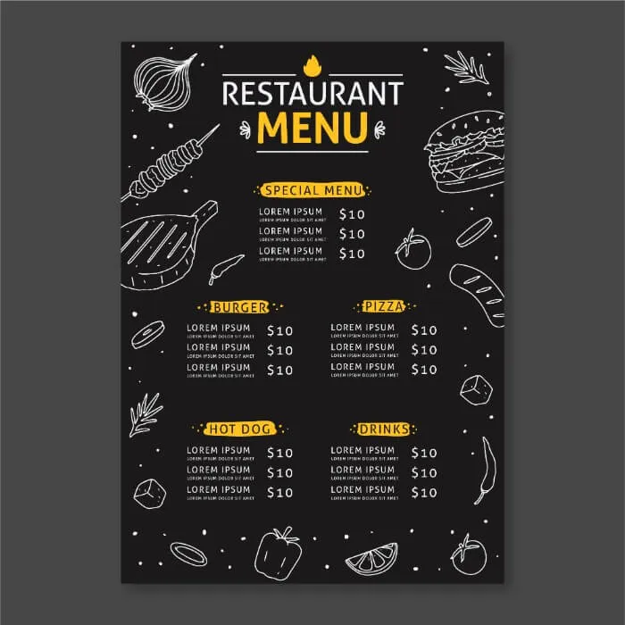 Restaurant Menu