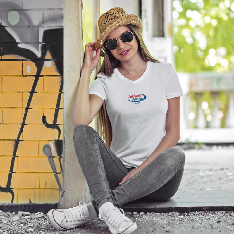 Women Vneck Tshirt 4
