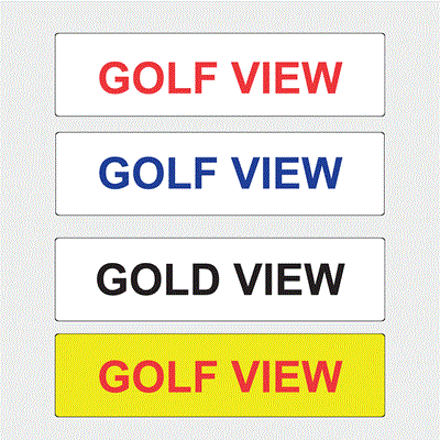 Golf View Rider