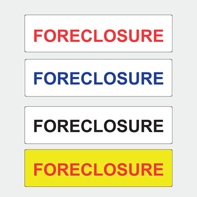 Foreclosure Rider
