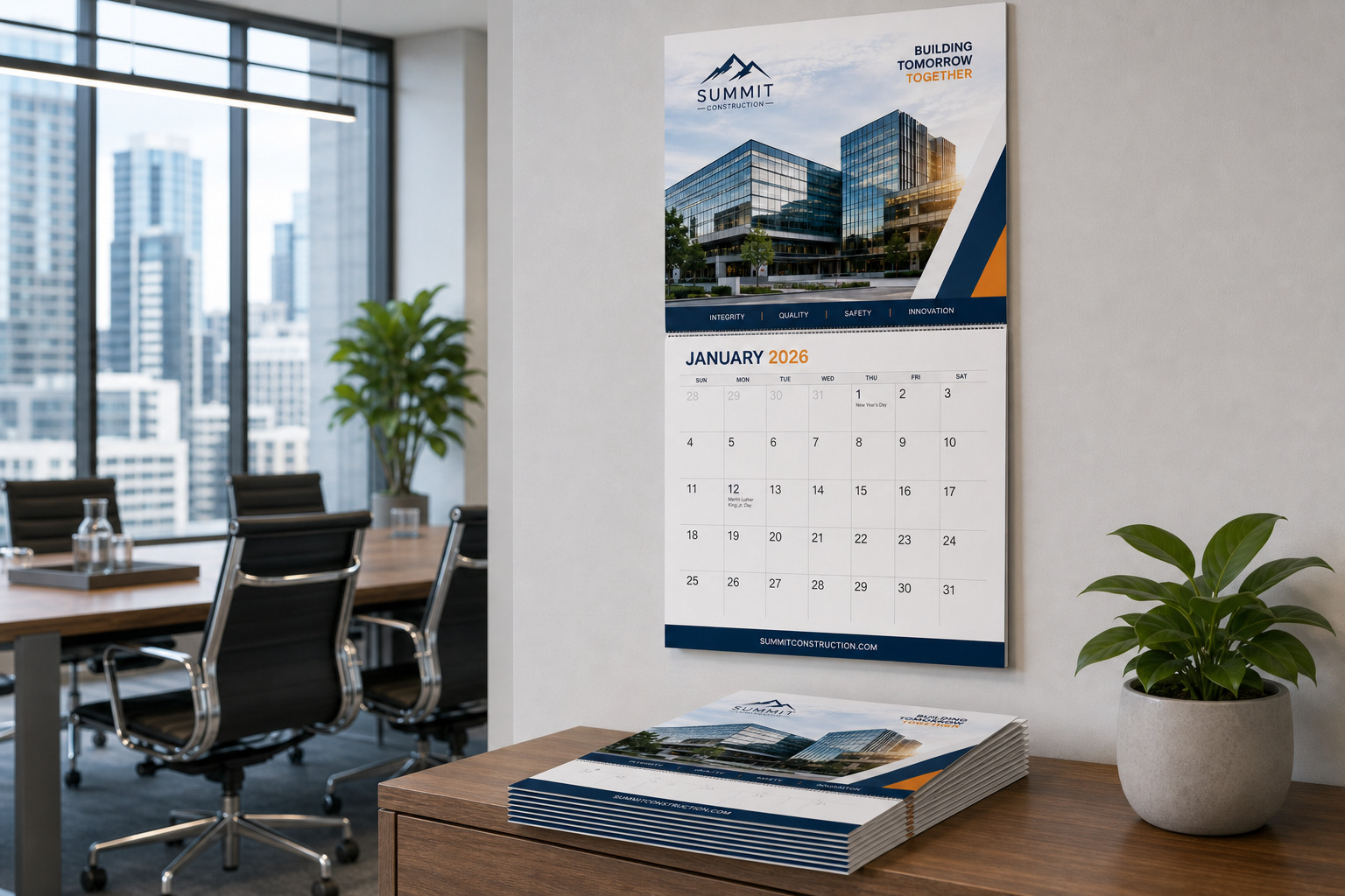 Custom business calendar printing by MMPrint