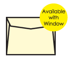 Booklet envelope illustration with long-edge flap