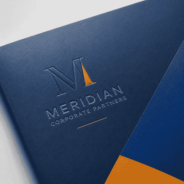 Embossed Presentation Folder Printing Custom presentation folder with embossed logo specialty finishing