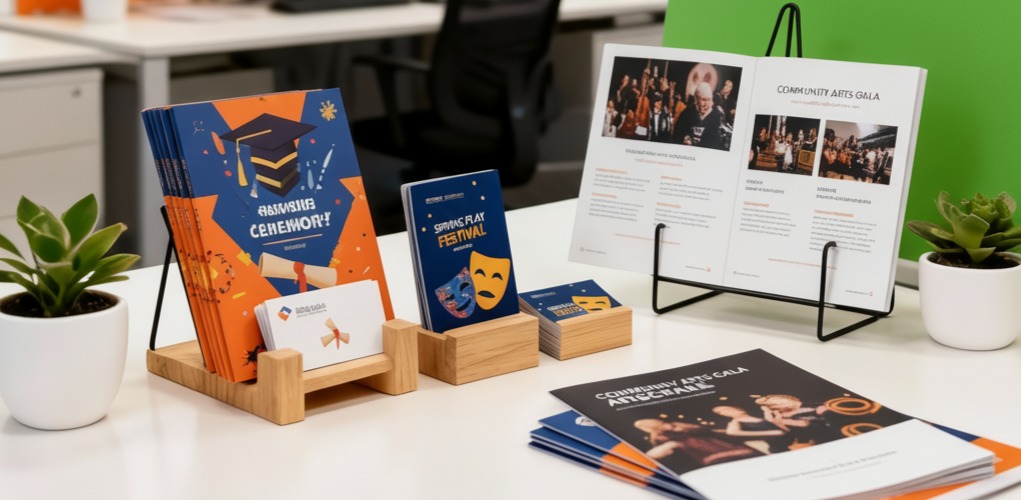 Custom event programs graduation programs and playbill printing