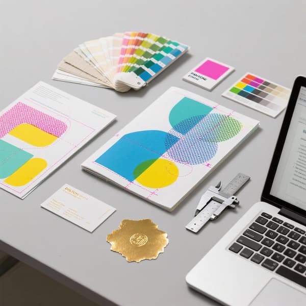 Preparing artwork and specifications before ordering commercial printing