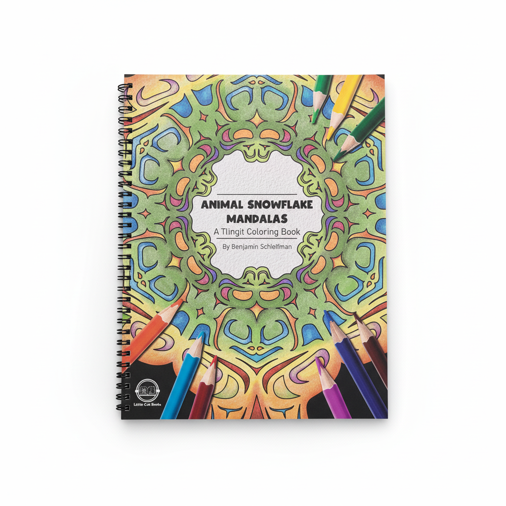 Animal Custom Printed Coloring Book Cover Design
