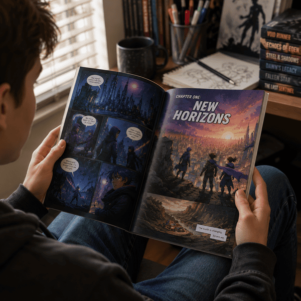 Comic Book Printing for Interior Story Pages and Comic Panels