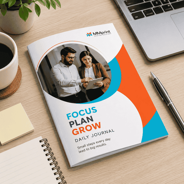 Custom Daily Journal Printing for Focus Plan Grow Planner Cover