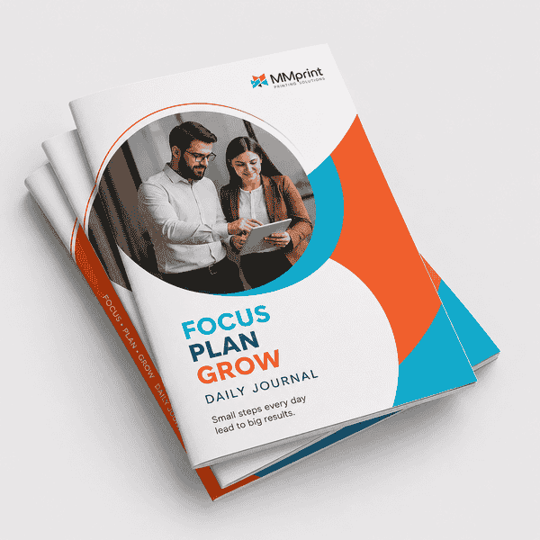 Custom Daily Journal Printing for Branded Focus Planner Notebooks