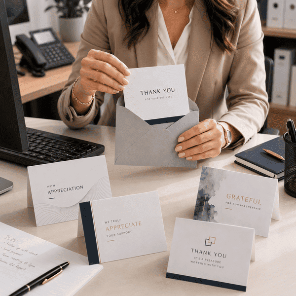 Custom Greeting Card Printing for Appreciation and Thank You Cards