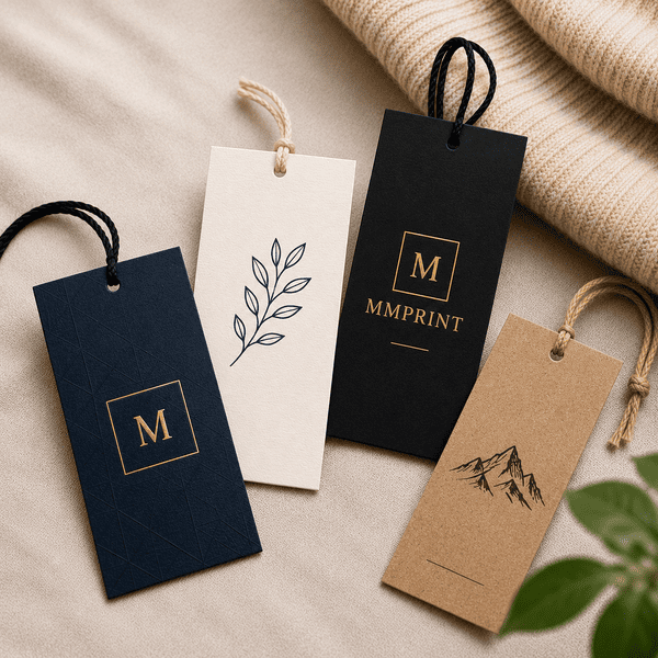 Custom Hang Tag Printing for Boutique Clothing Tags and Brand Labels