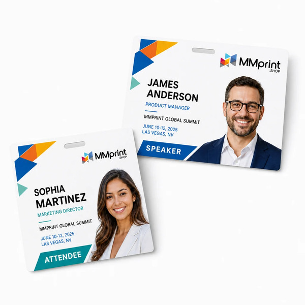 Custom ID Badge Printing for Speaker and Attendee Event Badges
