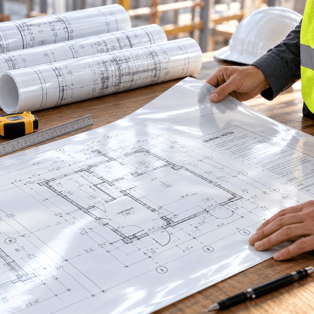 Custom Mylar Blueprint Printing for Construction Plans
