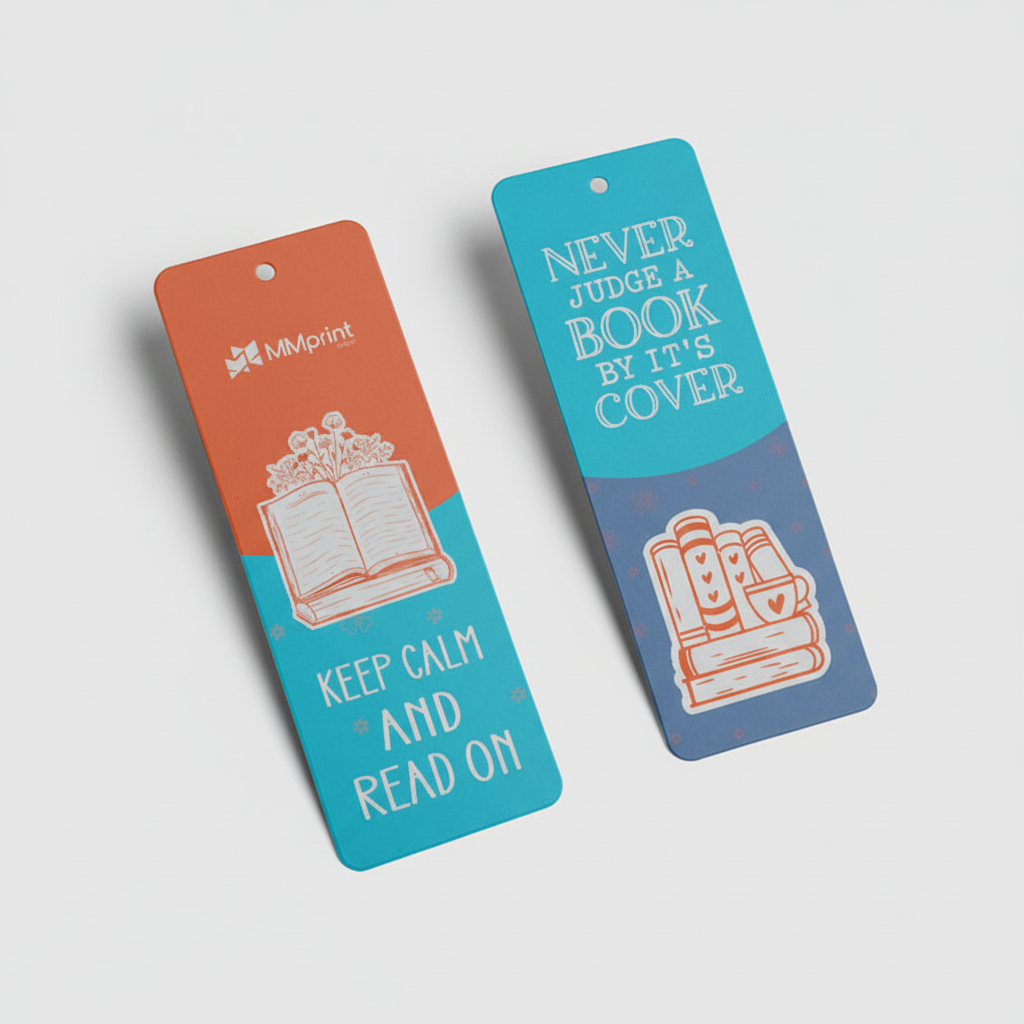 Promotional Bookmark Printing with Colorful Custom Design