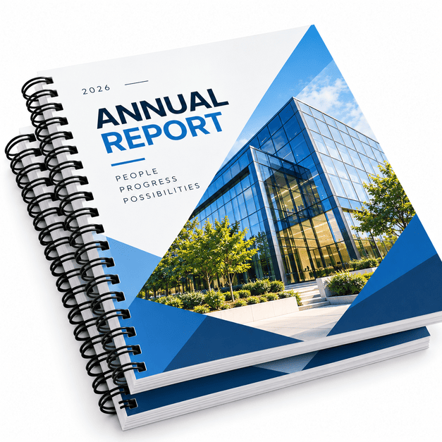 Wire-O Double Loop Custom Annual Report Printing