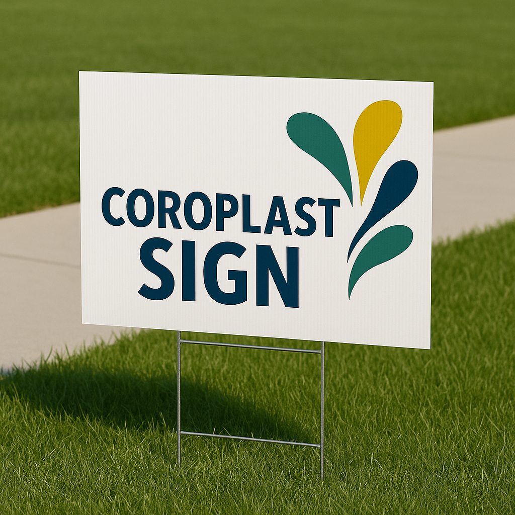 Coroplast Sign